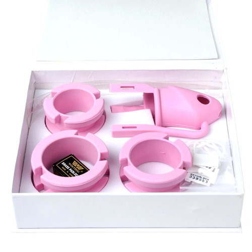 (image for) Chastity Cage Silicone Birdlocked - Pink