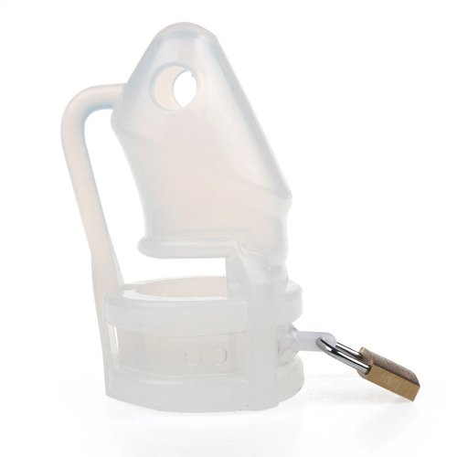 (image for) Chastity Cage Silicone Birdlocked - Transparent