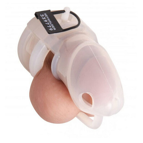 (image for) Chastity Cage Silicone Birdlocked - Transparent