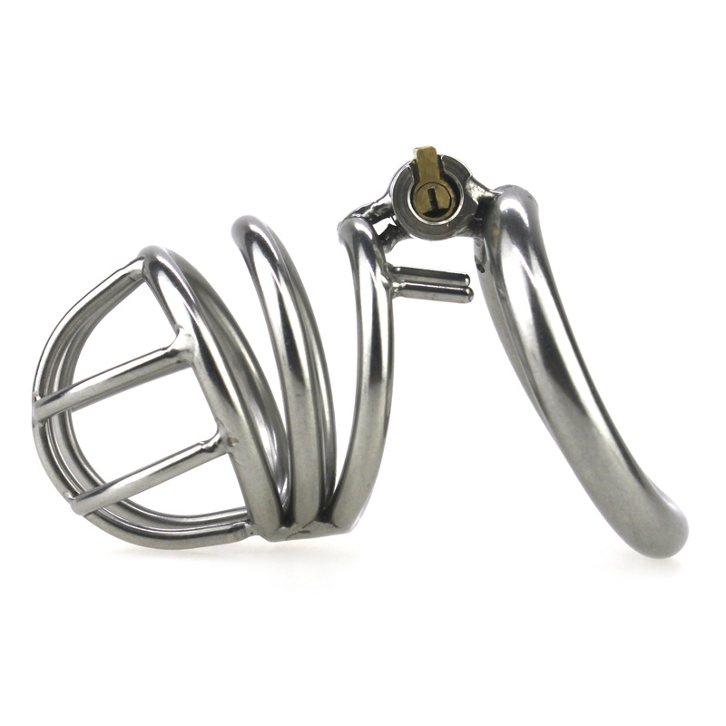 (image for) Built-in Lock Male Chastity Cage
