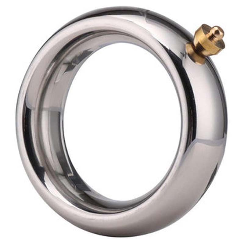 (image for) Electric Shock Lead Me Stainless Steel Cock Ring