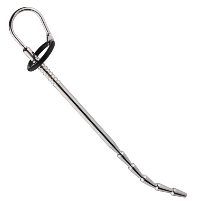 (image for) Long Penis Plug with Glans Ring