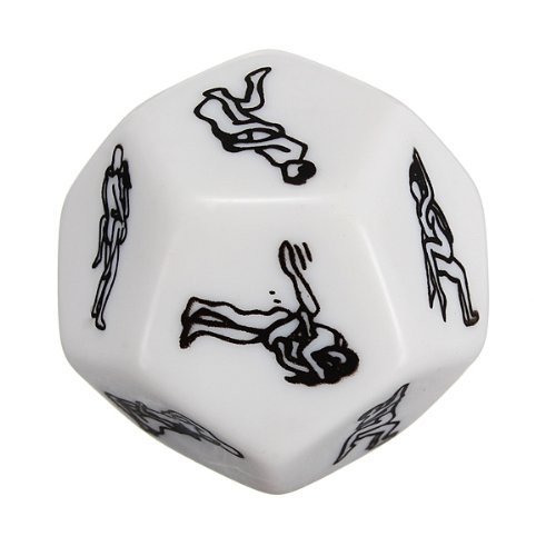 (image for) 12 Sided Erotic Lover Sex Dice