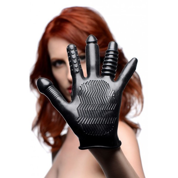 (image for) Pleasure Poker Textured Vibration Glove