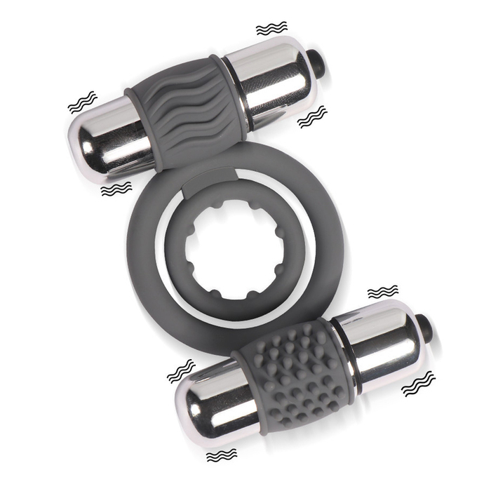 (image for) Double Bullet Cock Ring