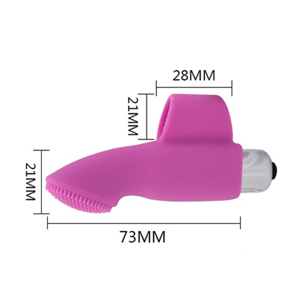 (image for) Silicone Waterproof Finger Brush Vibrate