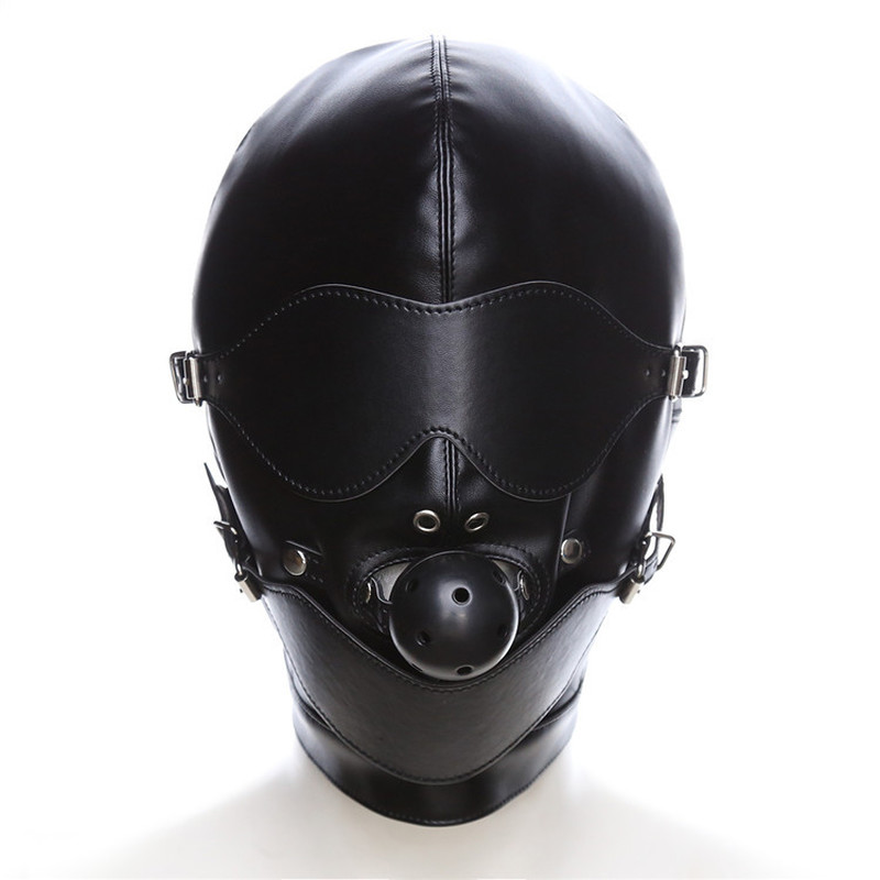 (image for) Mouth Gag Full Gimp Hood