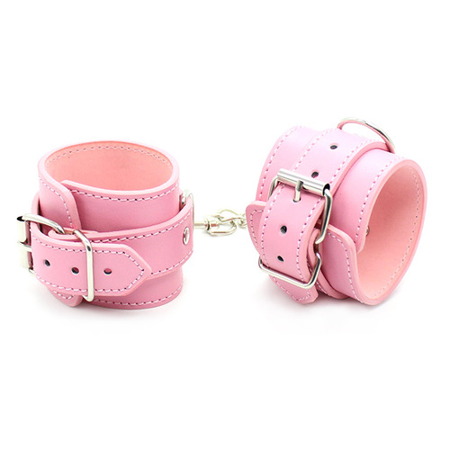 (image for) Three D Ring Pin Buckle Wrist and Ankle Cuffs