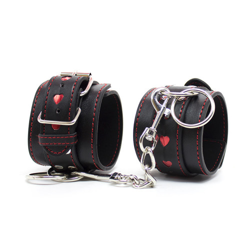(image for) Heart Decorated Bondage Cuffs
