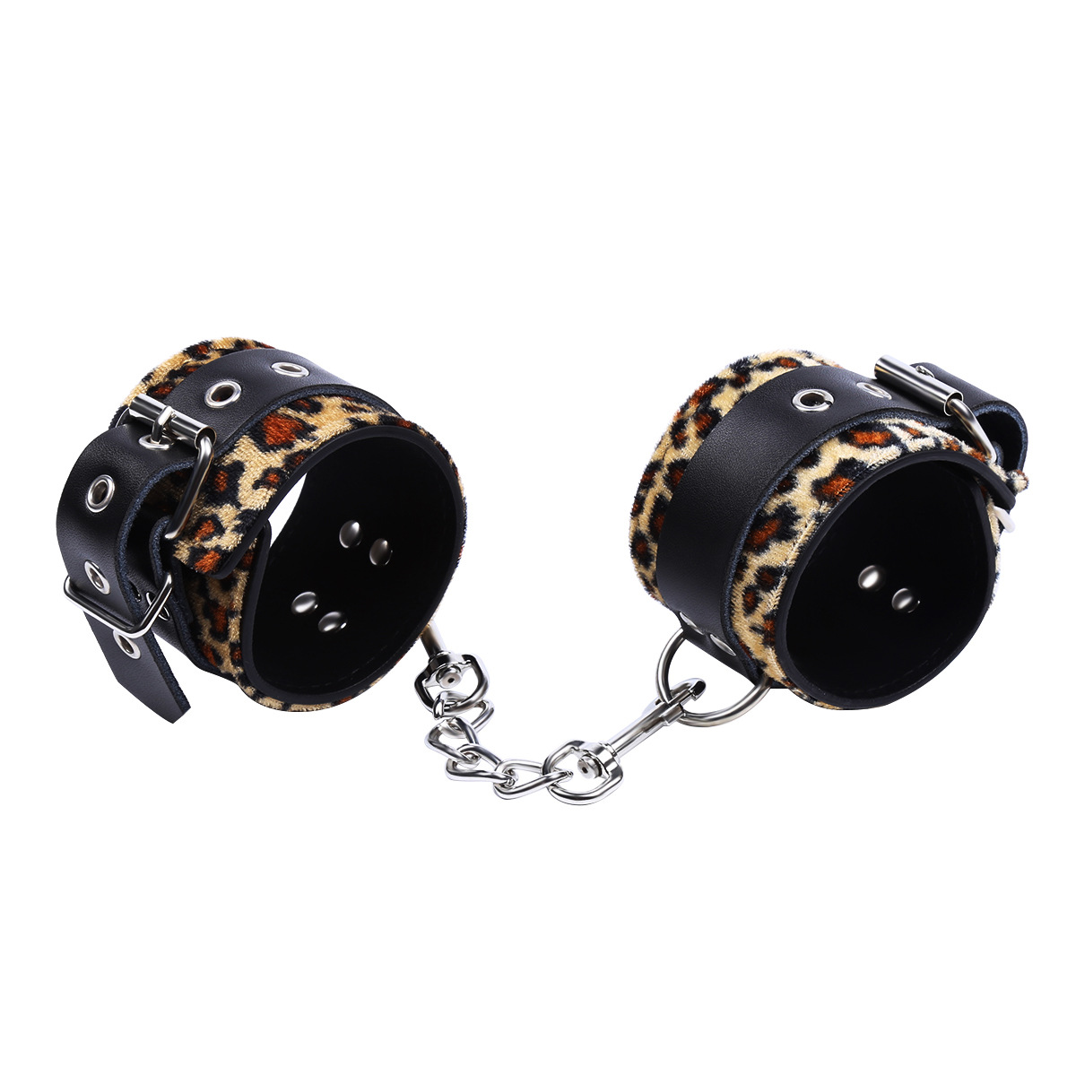 Leopard Print Pin Buckle Handcuffs
