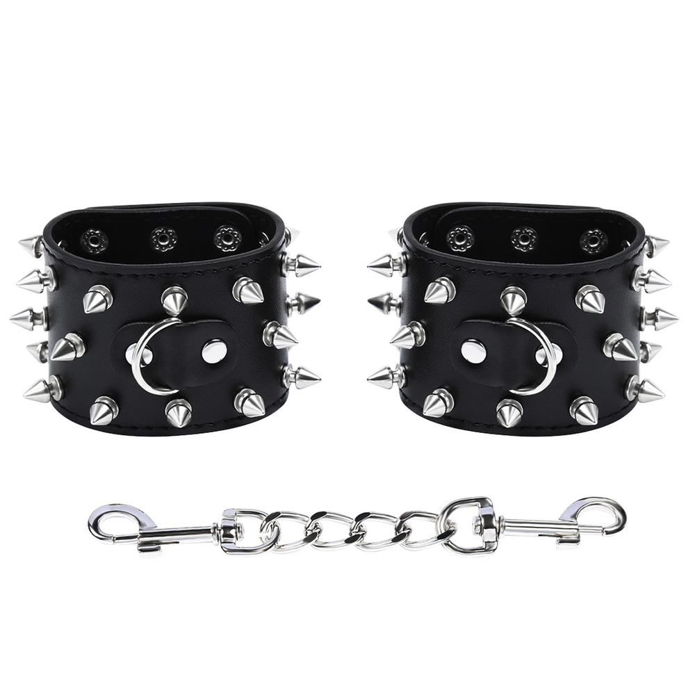 Snap Wrist and Ankle Cuffs With Nails