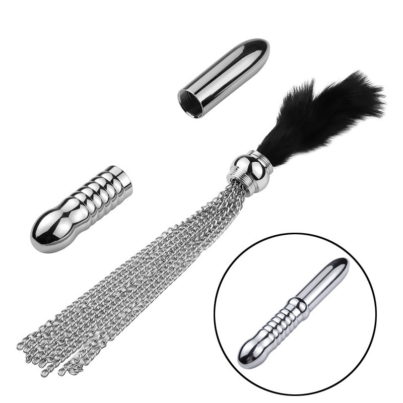 (image for) 3 In 1 Anal Toy With Tickler & Whip