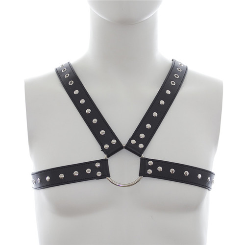 (image for) Leather Harness with Stud Detailing
