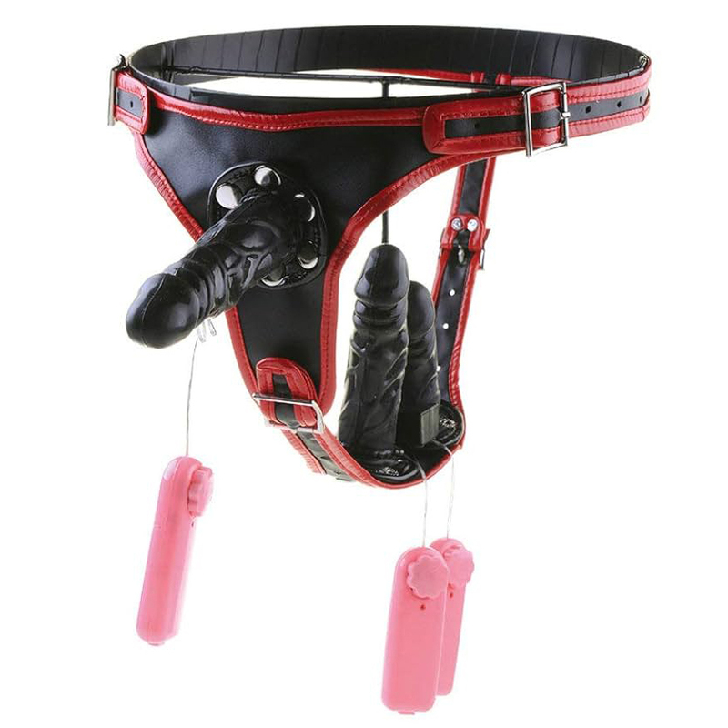 (image for) Lesbian Vibration Strap On Dildo